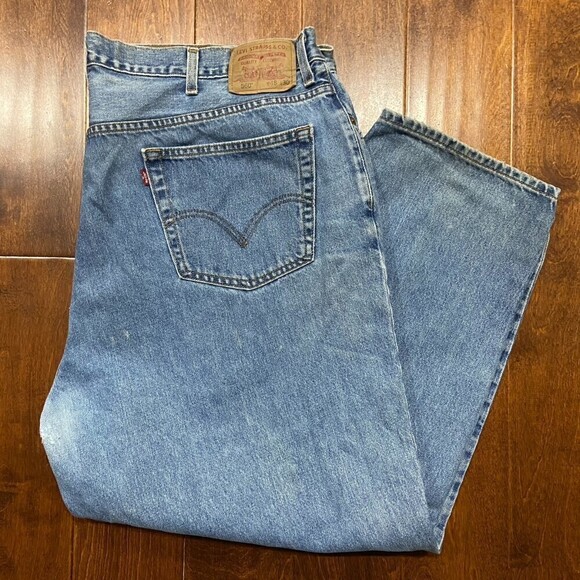 Levi's 560 Loose Fit Relaxed Baggy 2003 Vintage Denim Jeans Men's Size 48 x 30 - Picture 9 of 9